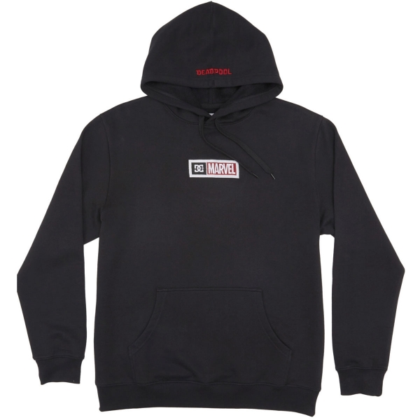 ADYFT03373-KVJ0, DC Marvel Deadpool X Dc Hoodie Preto