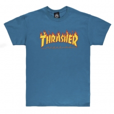 Thrasher Flame Logo Azul
