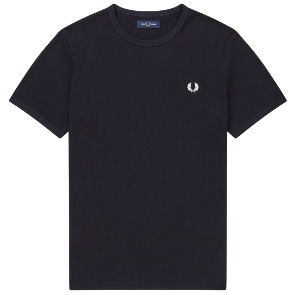 M3519-608, Ringer T-Shirt Azul