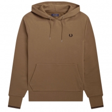 Fred Perry Tipped Hooded Castanho