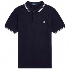 Fred Perry Twin Tipped Polo Shirt Azul