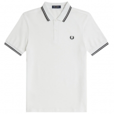 Fred Perry Twin Tipped Polo Shirt Branco