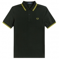 Fred Perry Twin Tipped Polo Shirt Verde