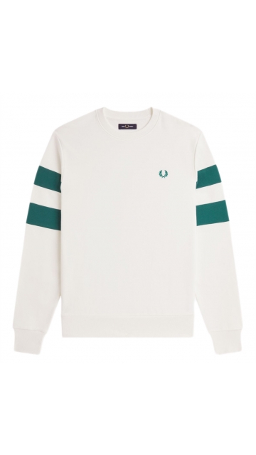 Fred Perry Peached Tipped Sleeve Sweatshi