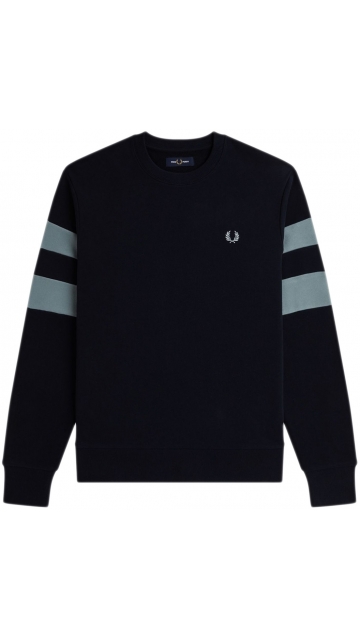 Fred Perry Peached Tipped Sleeve Sweatshi