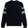 Fred Perry Peached Tipped Sleeve Sweatshi