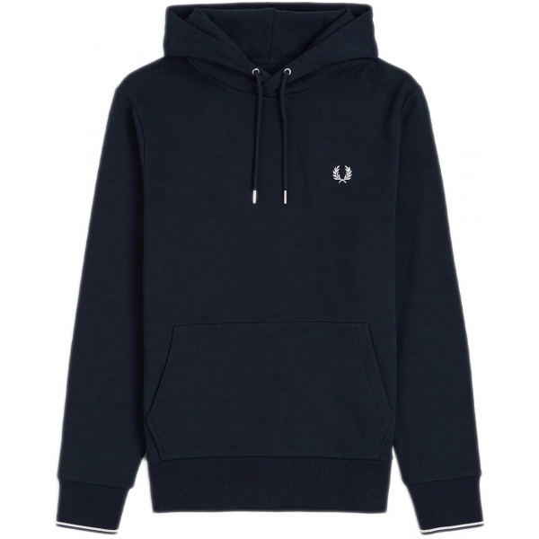 M2643-248, Fred Perry Tipped Hooded Azul