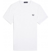 M3519-100, Fred Perry RingerT-Shirt Branco