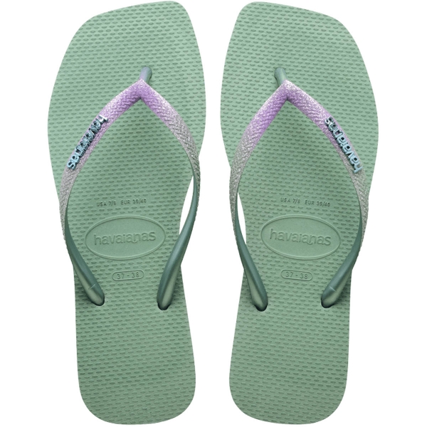 4148102-1809, Havaianas Square Glitter Verde