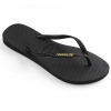 Havaianas Slim Logo Metallic Black/gold