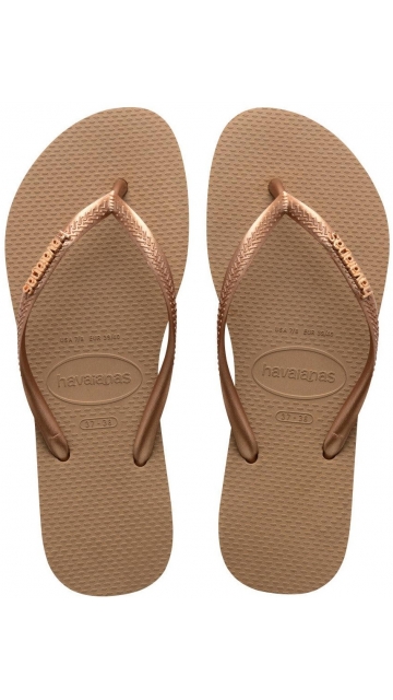 Havaianas Slim Logo Metallic