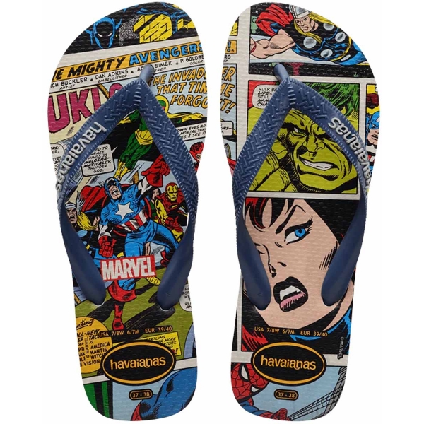4147012-9427, Havaianas Top Marvel Classics Azul