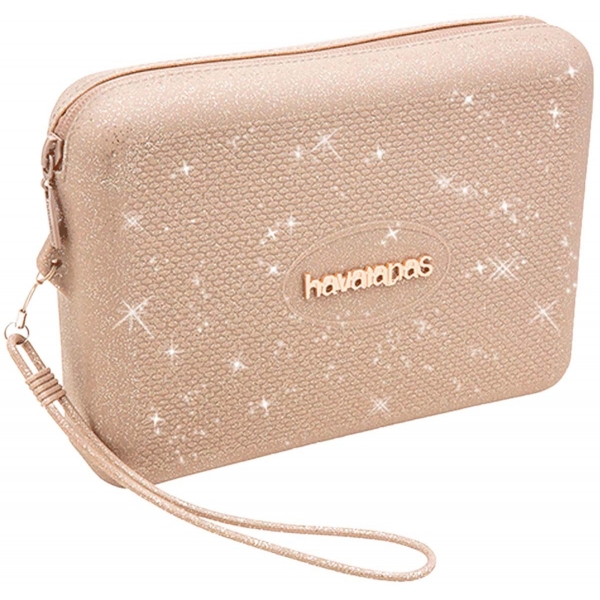 4147274-0570, Beach Necessaire Glitter Dourado