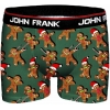 John Frank Digital Printed Boxer Christmas Ginger Bread