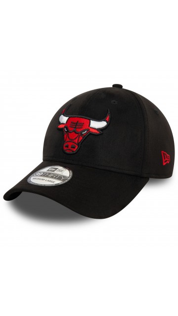 New Era Chicago Bulls Faux Suede Black 39thirty Stretch Fit