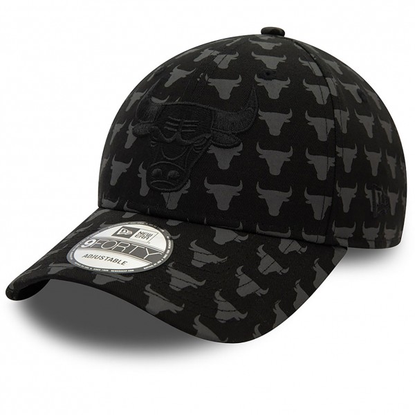 60565358, New Era Chicago Bulls Team Monogram Black 9forty