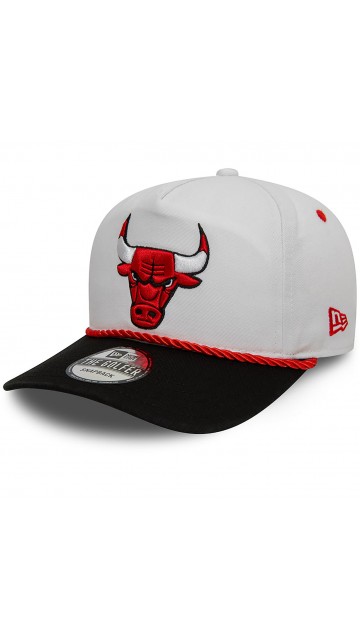 New Era Chicago Bulls Washed Nba White Golfer