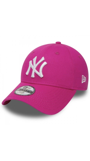 New Era Kids  New York Yankees Hot Pink/optic White