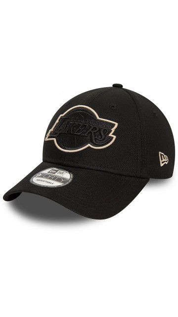 New Era La Lakers Team Outline Black 9forty