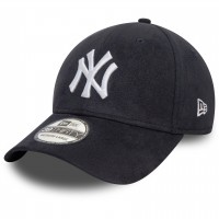 New Era New York Yankees Faux Suede Navy 39thirty Stretch Fit