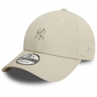 New Era New York Yankees Metallic Pin Light Beige 9forty