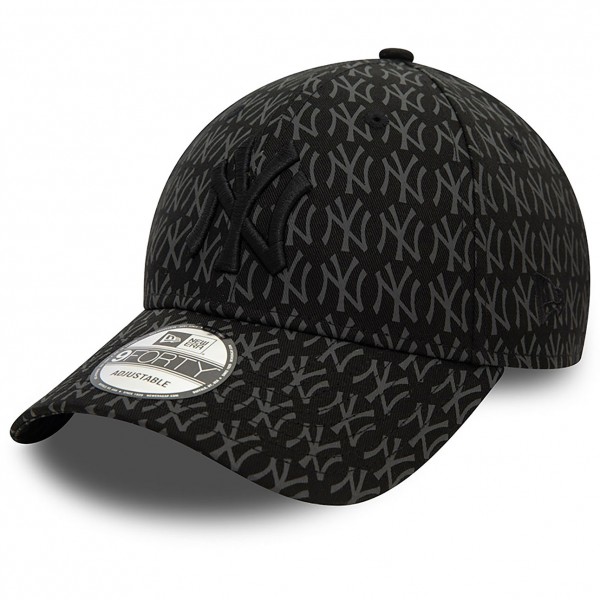 60565357, New Era New York Yankees Team Monogram Black 9forty