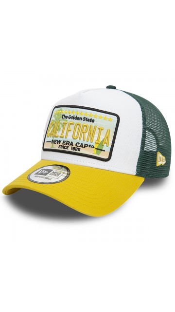 New Era Patch Green Trucker