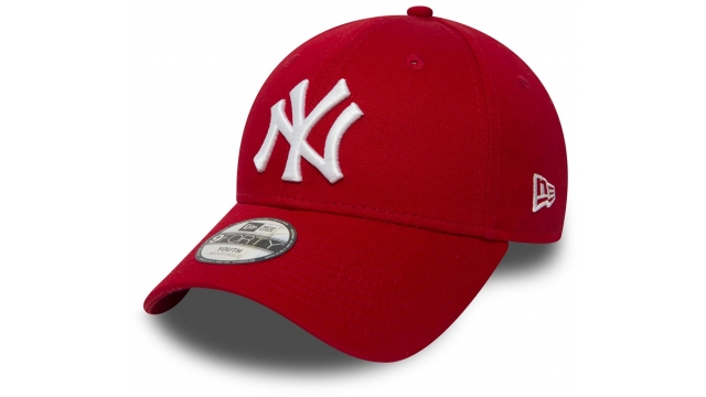 New Era Kids New York Yankees Scarlet/optic White