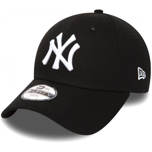 10879076, Kids New York Yankees Black/optic White Preto