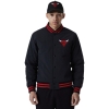 60284773, New Era Chicago Bulls Logo Black Bomber Jacket Preto