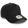 60580814,New Era New York Yankees Faux Suede Black 9forty E-Frame Cap