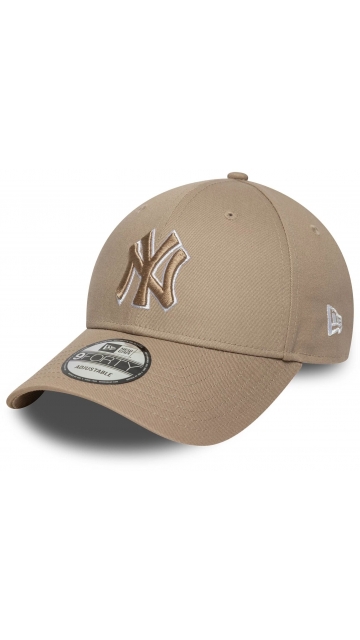 New Era New York Yankees Mlb Outline Pastel Brown 9forty
