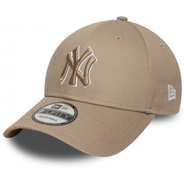 60675524,New Era New York Yankees Mlb Outline Pastel Brown 9forty