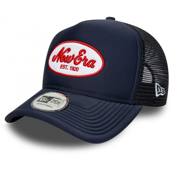 60856241,New Era New Era Oval Patch Navy 9forty A-Frame Trucker