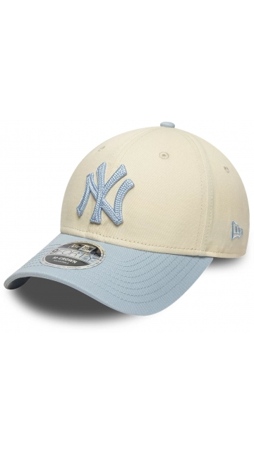 New Era New York Yankees Mlb Side Script Cream 9forty M-Crown