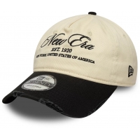 New Era New Era Wash Distress Light Beige 9twenty A-Frame