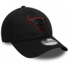 60856264,New Era Chicago Bulls Nba Team Outline Black 9forty