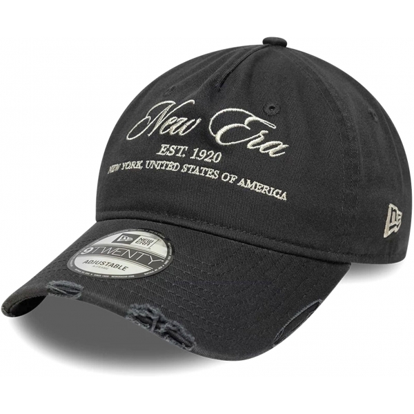 60856356,New Era Wash Distress Charcoal 9twenty A-Frame