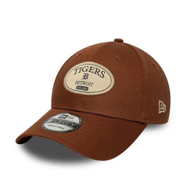 New Era Detroit Tigers Mlb Patch Brown 9forty