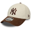 60915868,New Era New York Yankees Mlb Cord Cream & Brown 9forty