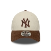 60915868,New Era New York Yankees Mlb Cord Cream & Brown 9forty