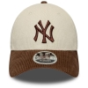 60915868,New Era New York Yankees Mlb Cord Cream & Brown 9forty