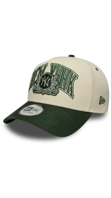 New Era New York Yankees Mlb Suede Cream & Green 9forty