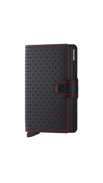 Secrid Miniwallet Perforated Black-Red