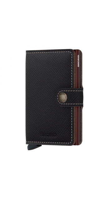 Secrid Miniwallet Saffiano Brown