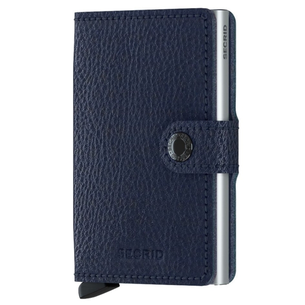 MVg-Navy-Silver, Secrid Miniwallet Veg Navy-Silver