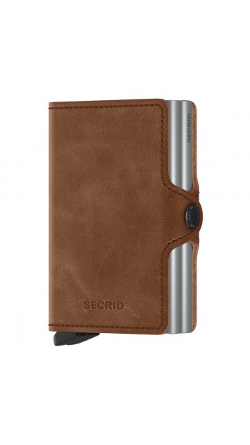 Secrid Twinwallet Vintage Cognac-Silver