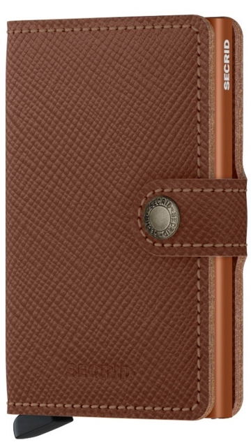 Secrid Miniwallet Saffiano Caramel