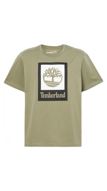 Timberland Stack Logo Colored Short Sleeve Tee