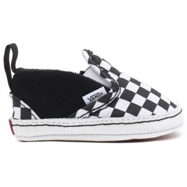 VN0A2XSLFB71, Vans In Slip-On V Crib Preto